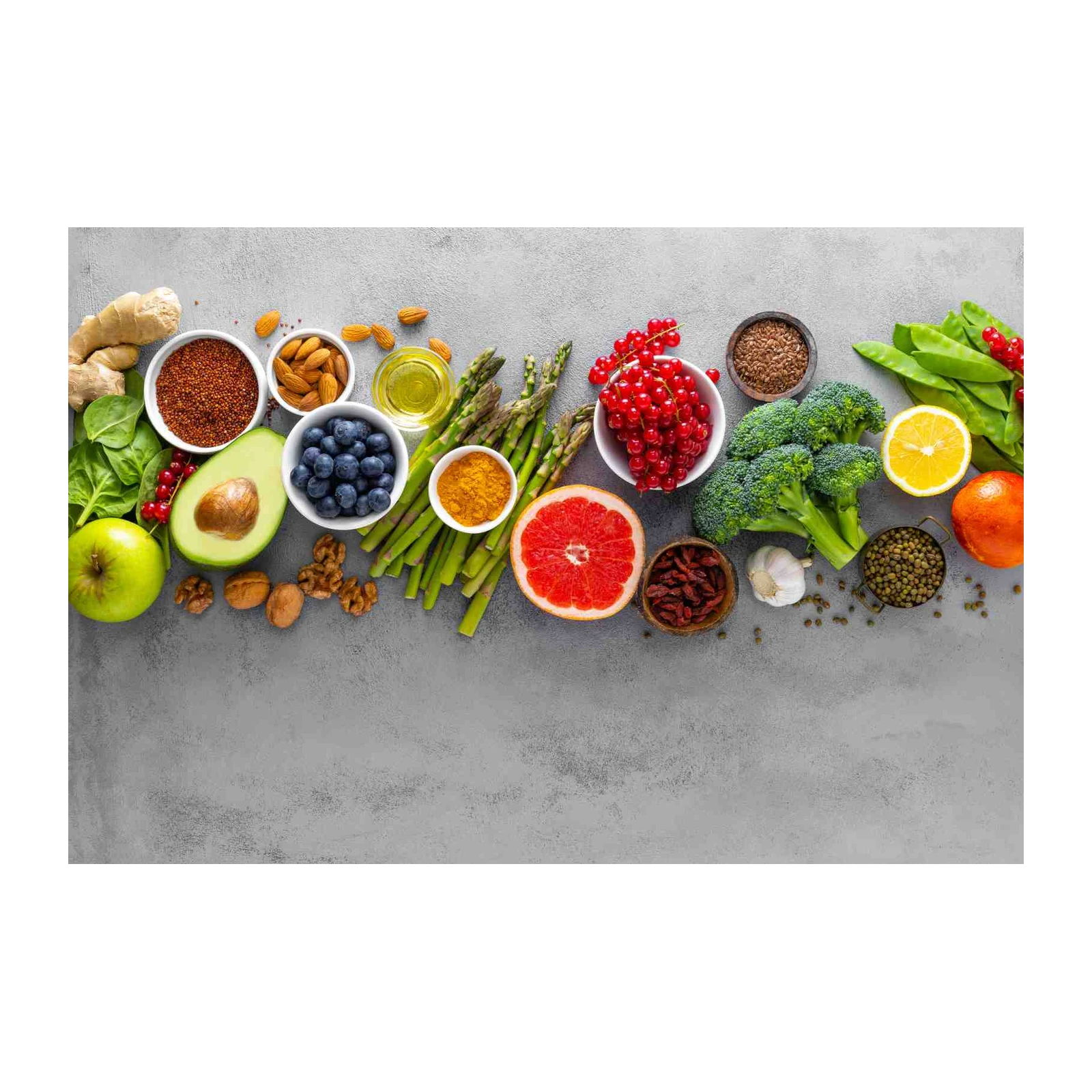 Vibrant Healthy Foods Wall Art
