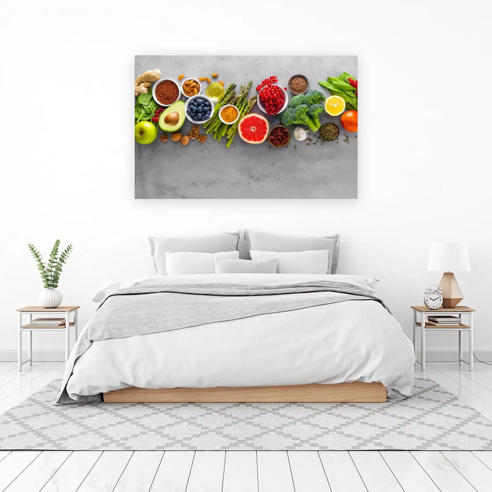 Vibrant Healthy Foods Wall Art