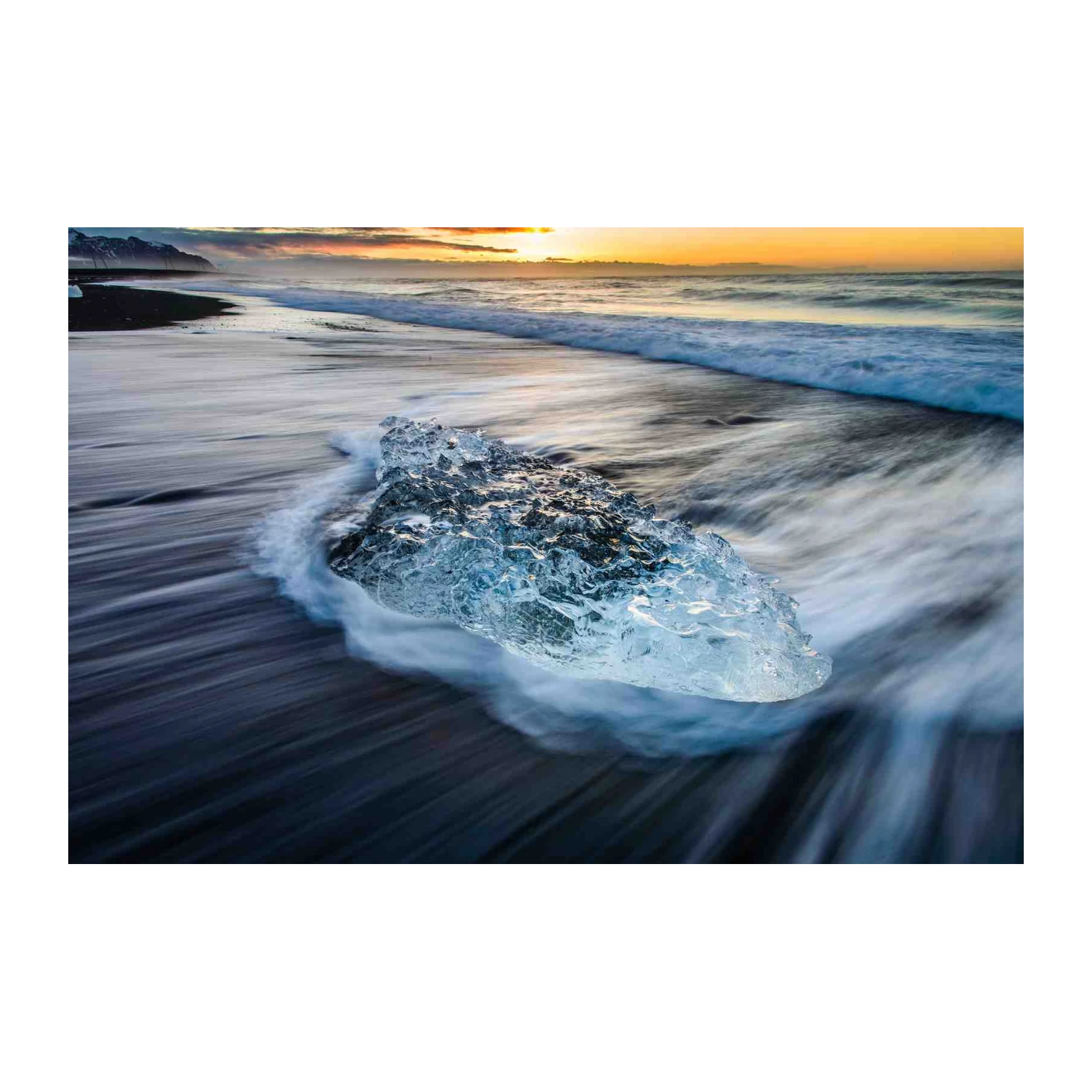 Diamond Beach Iceland Iceberg Wall Art
