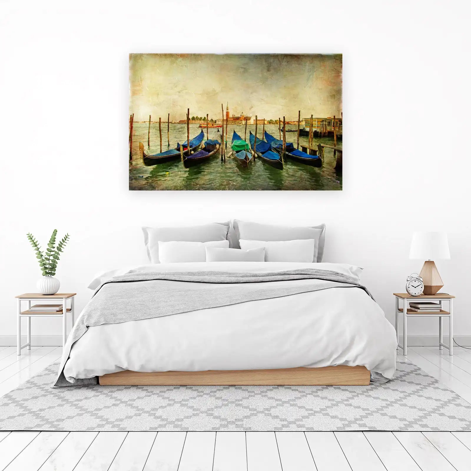 Venetian Gondolas & Bell Tower Wall Art