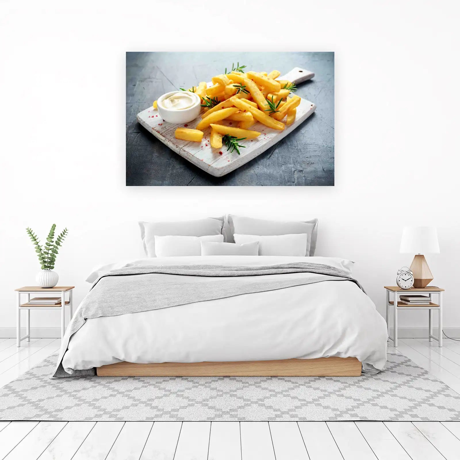 Delicious French Fries & Dip Wall Art