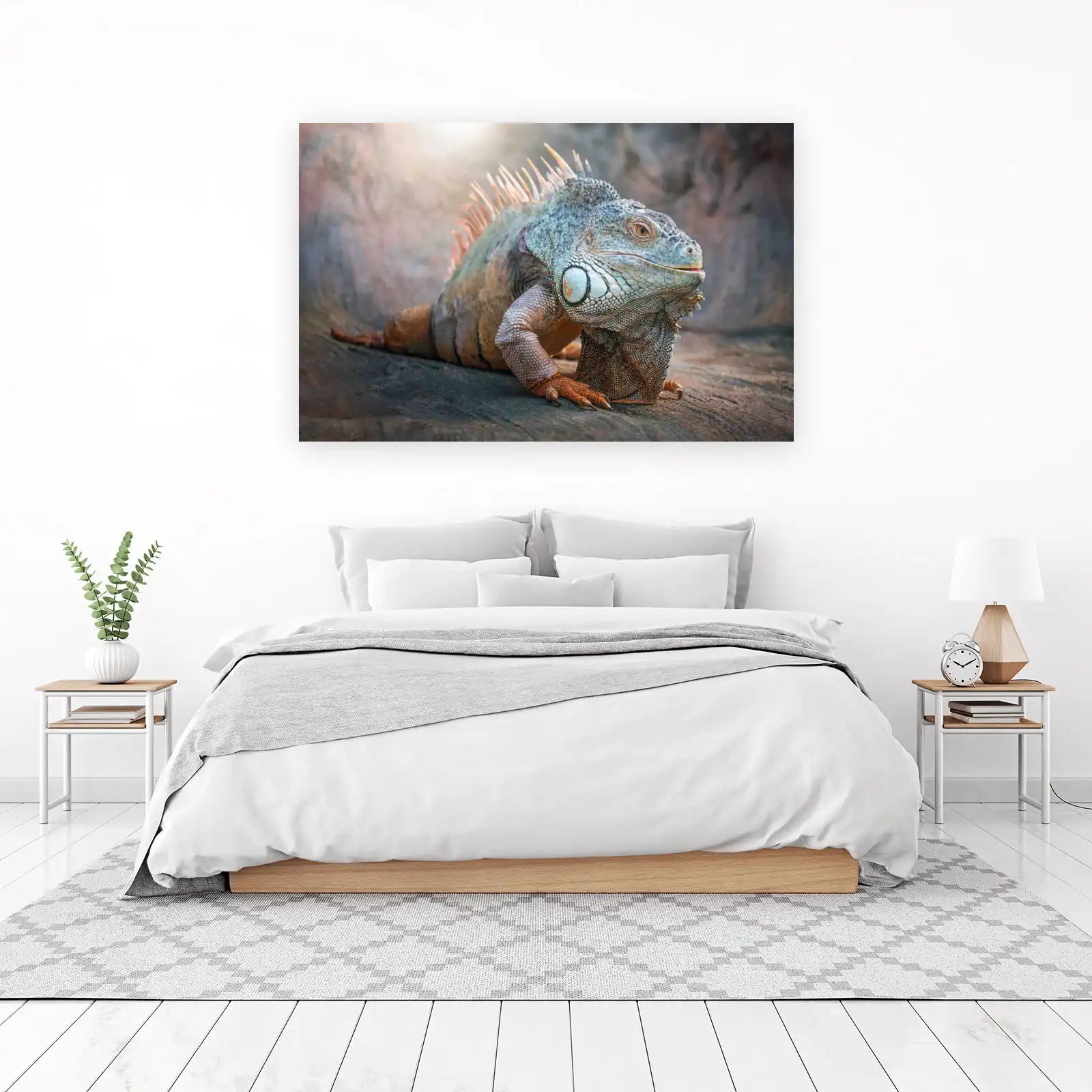 Majestic Iguana Reptile Wildlife Wall Art