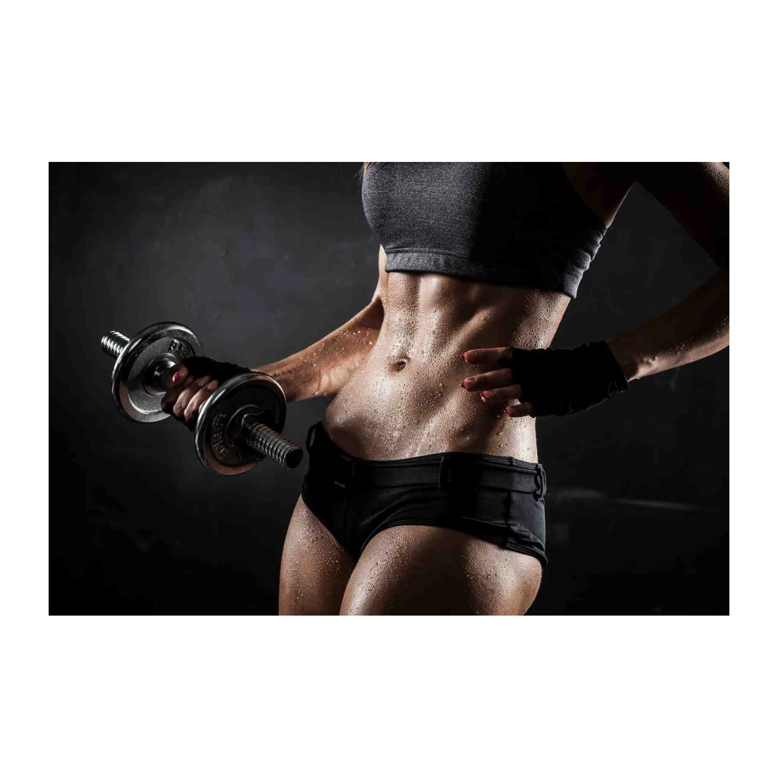 Sweaty Fitness Motivation Workout Wall Art