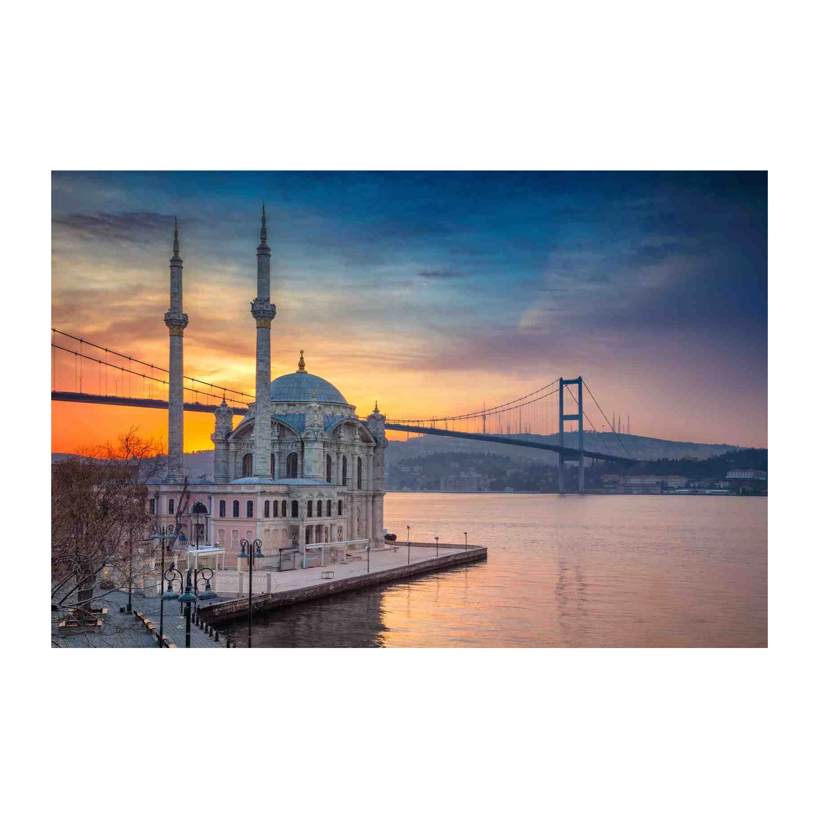 Istanbul Bosphorus Mosque & Bridge Wall Art