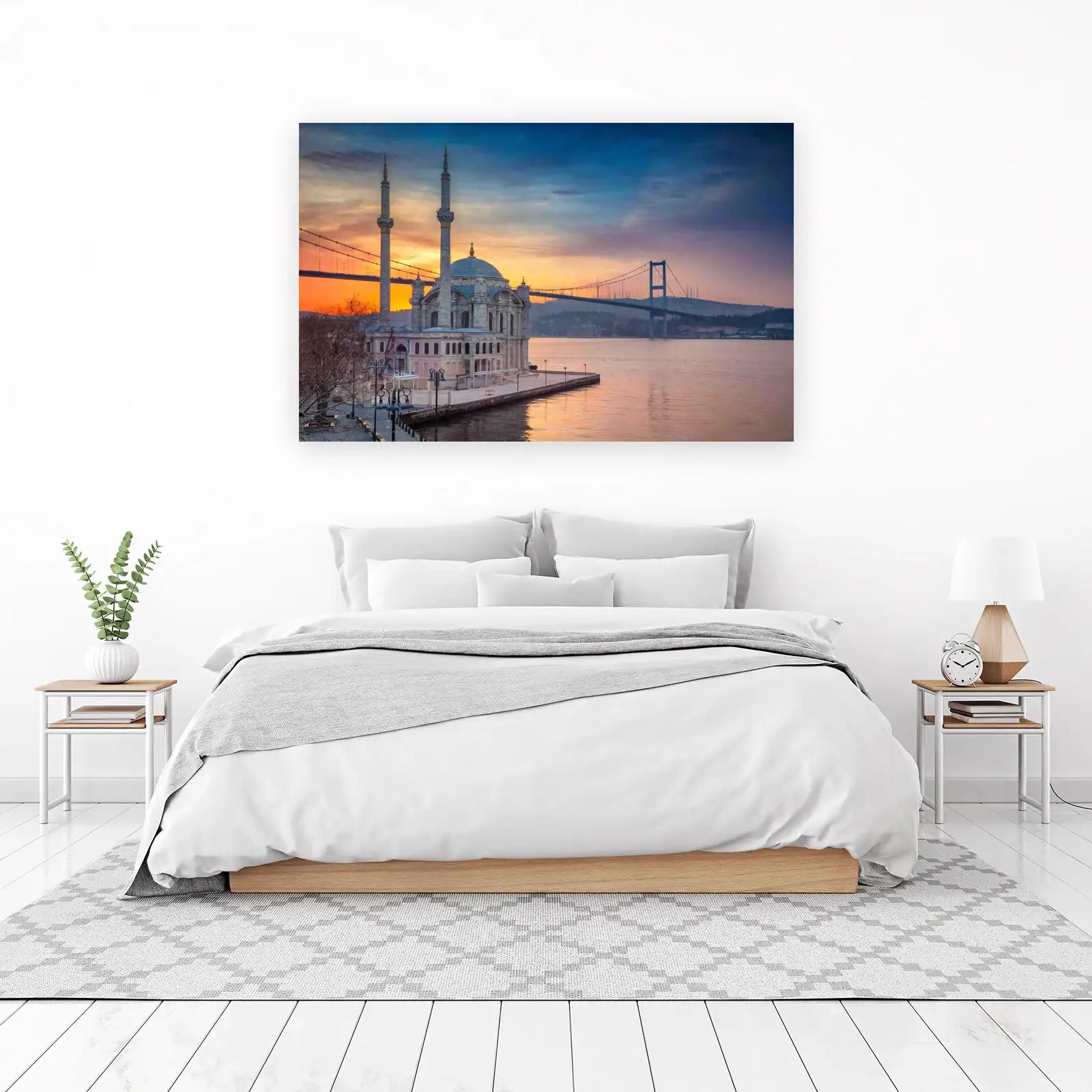 Istanbul Bosphorus Mosque & Bridge Wall Art