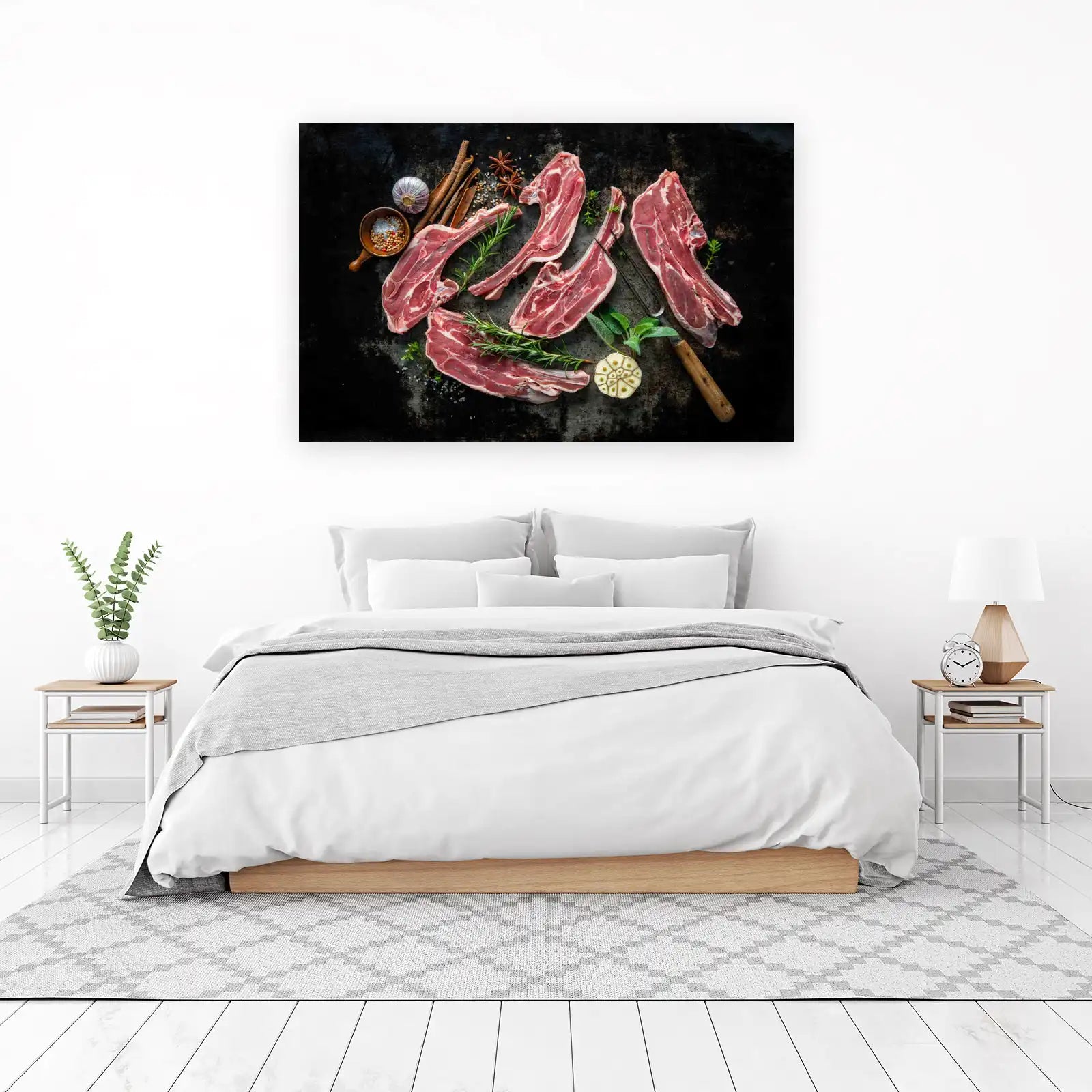 Gourmet Lamb Chops & Spices Wall Art