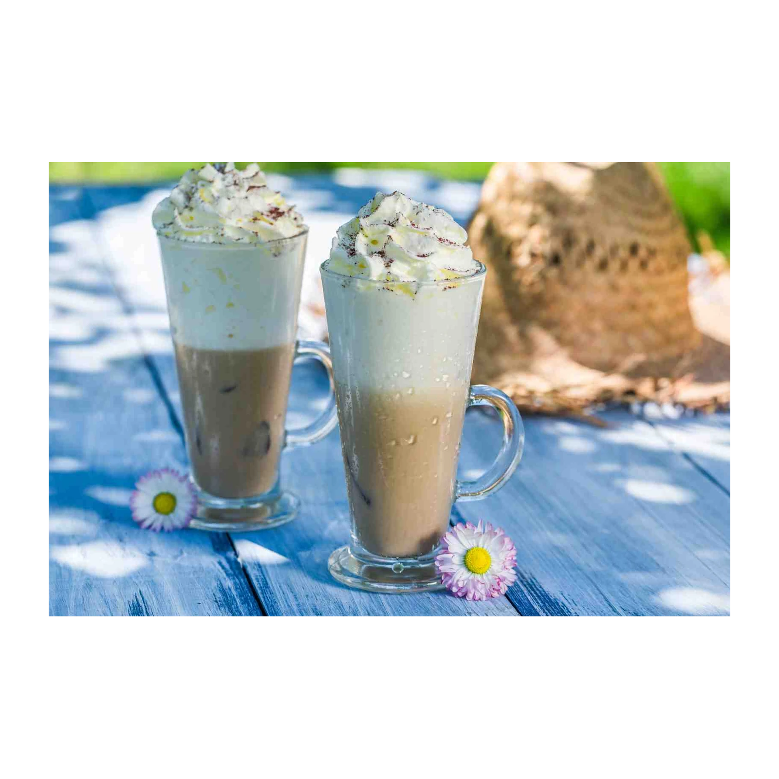 Iced Coffee Bliss Beach Hat Wall Art