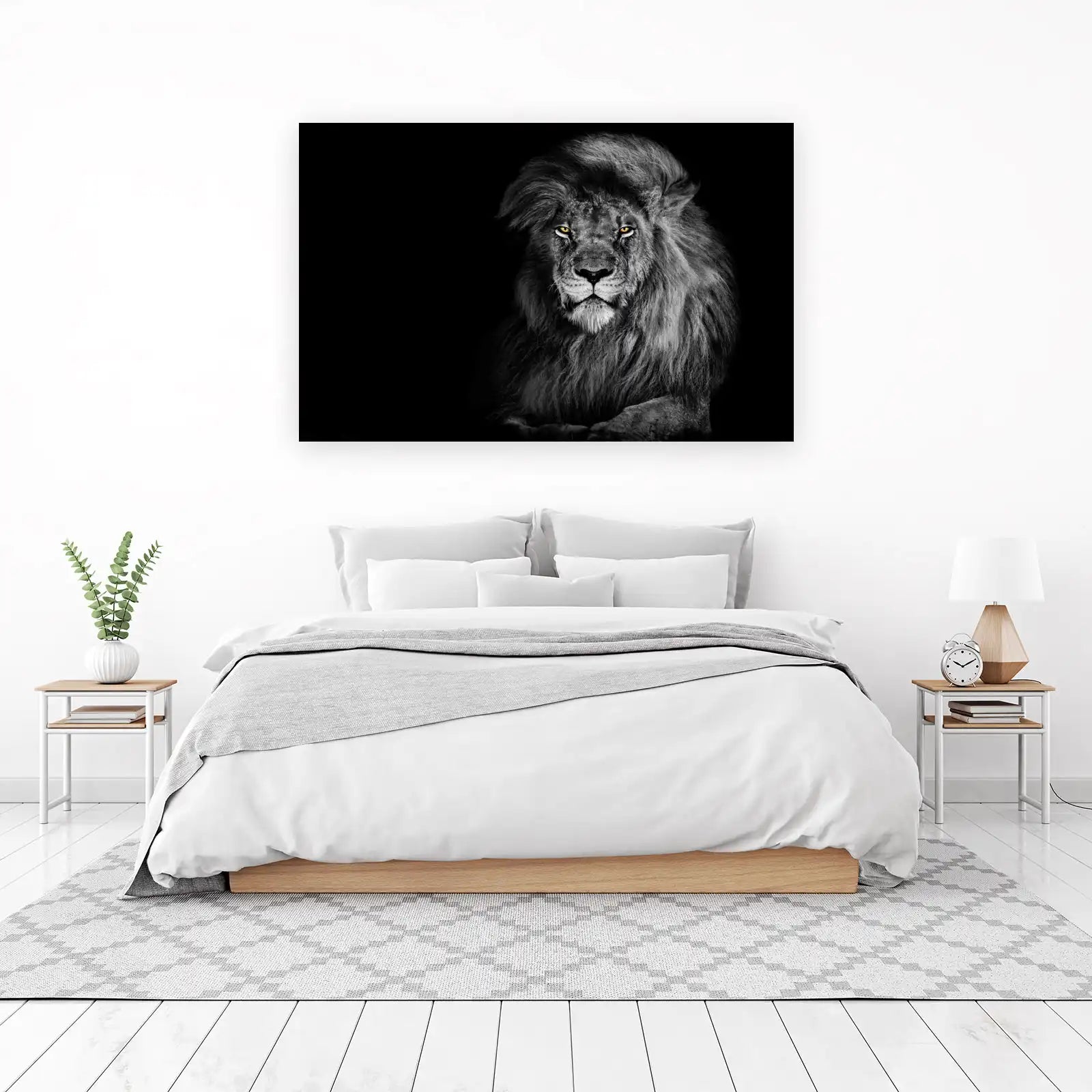 Majestic Lion Portrait Wall Art