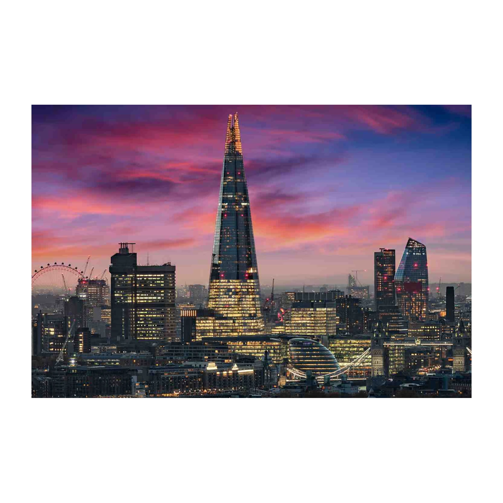 London Skyline at Dusk Wall Art