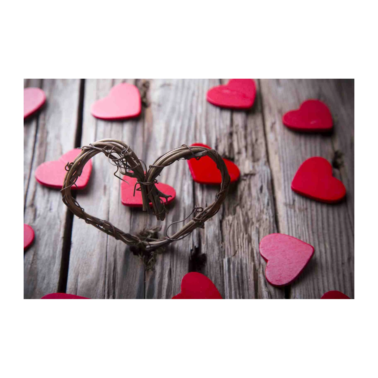 Rustic Heart Garland & Hearts Wall Art