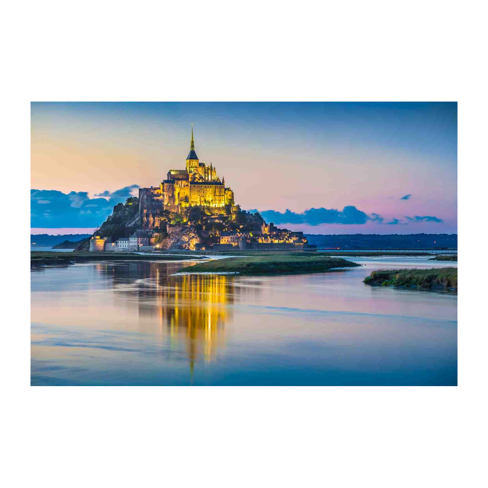 Majestic Mont Saint-Michel Castle Wall Art