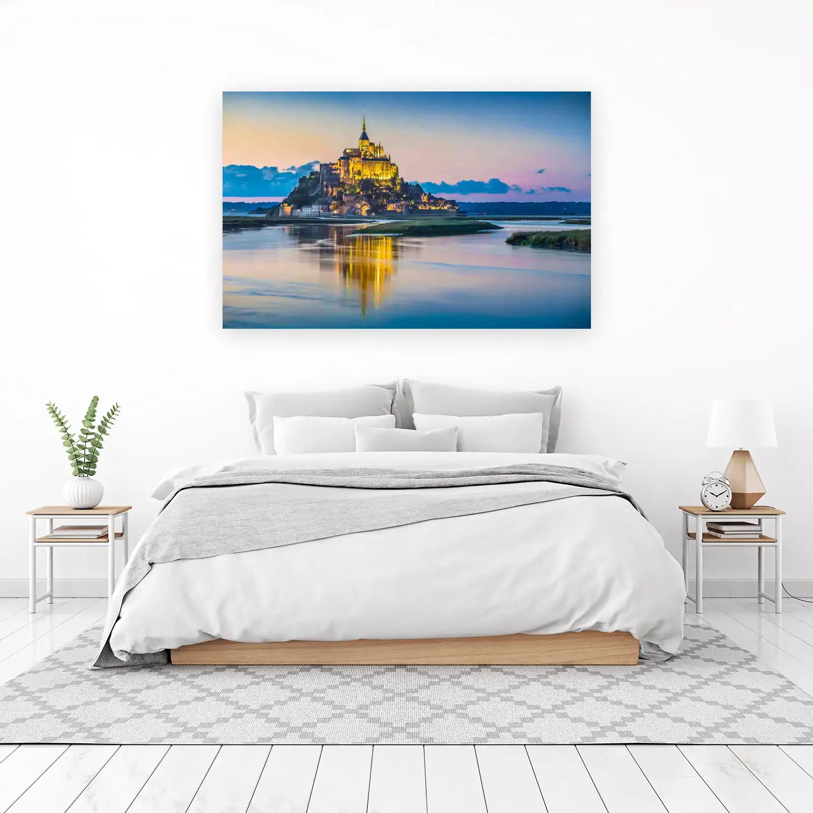 Majestic Mont Saint-Michel Castle Wall Art