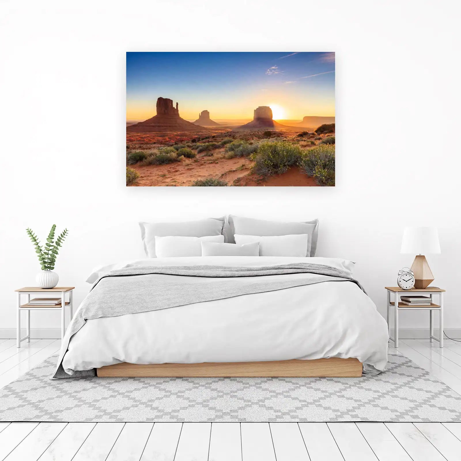 Monument Valley Sunrise Landscape Wall Art