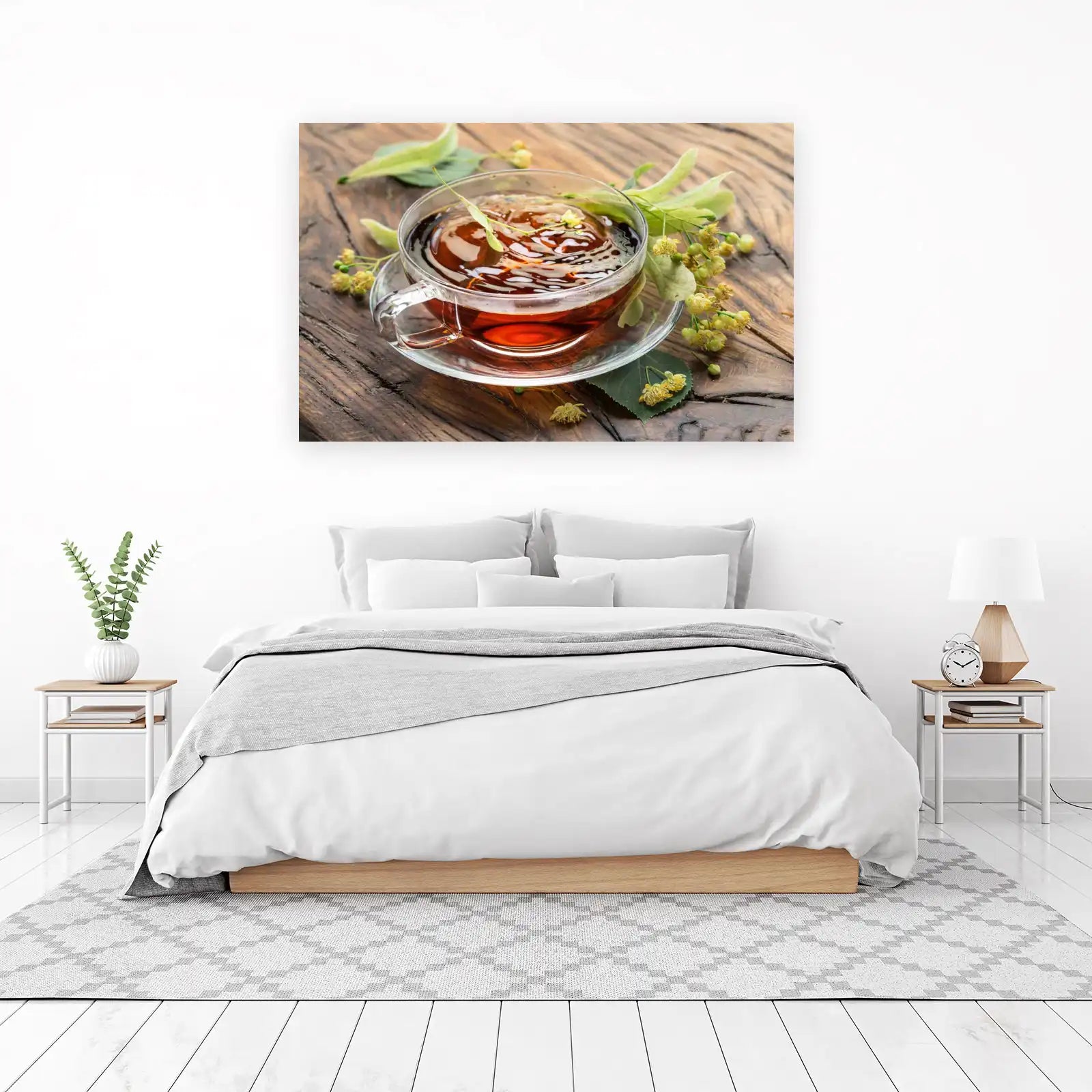 Soothing Linden Tea & Blossoms Wall Art