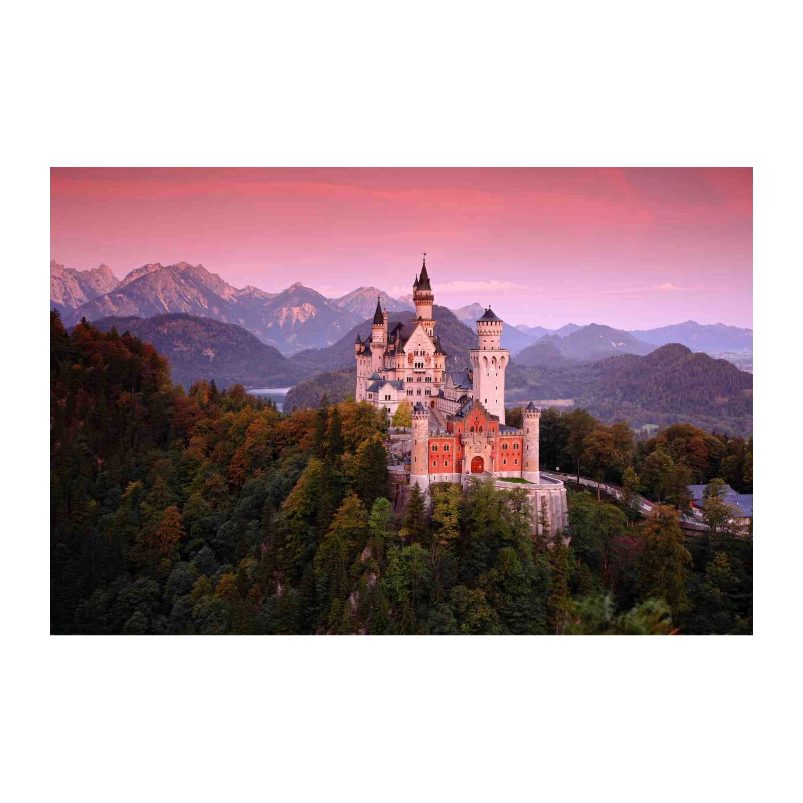 Fairytale Castle Landscape Wall Art