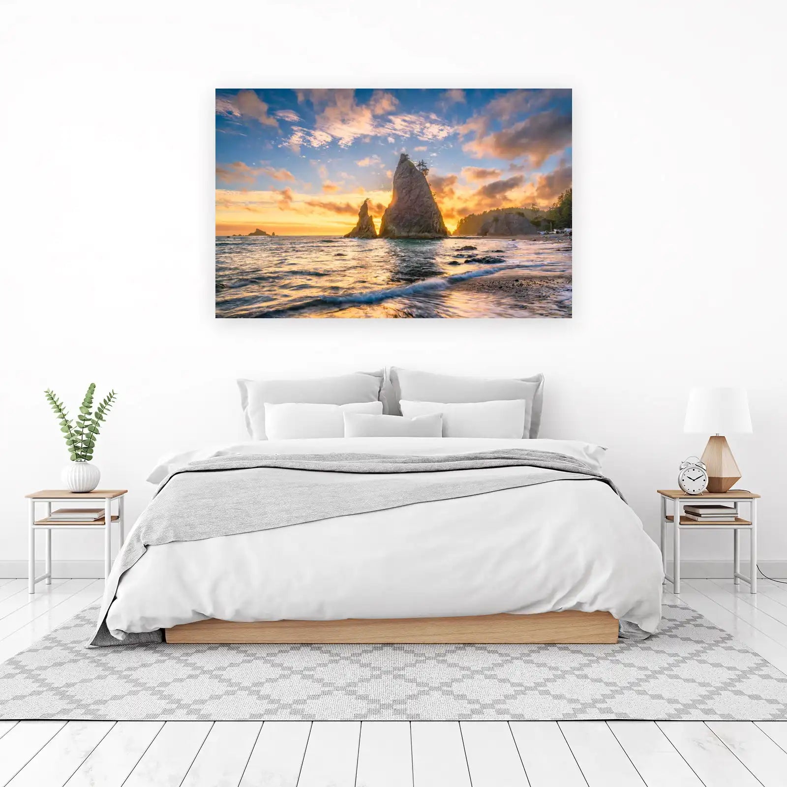 Dramatic Coastal Sunset Seascapes Wall Art