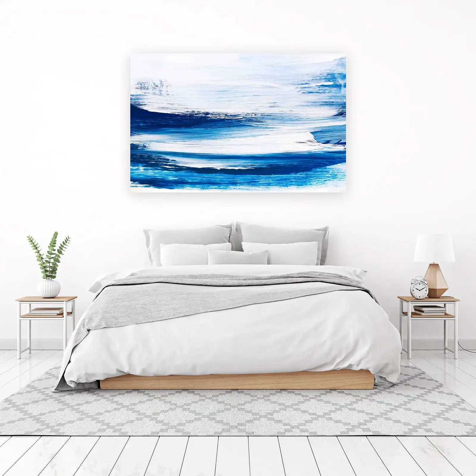 Ocean Waves Abstract Wall Art