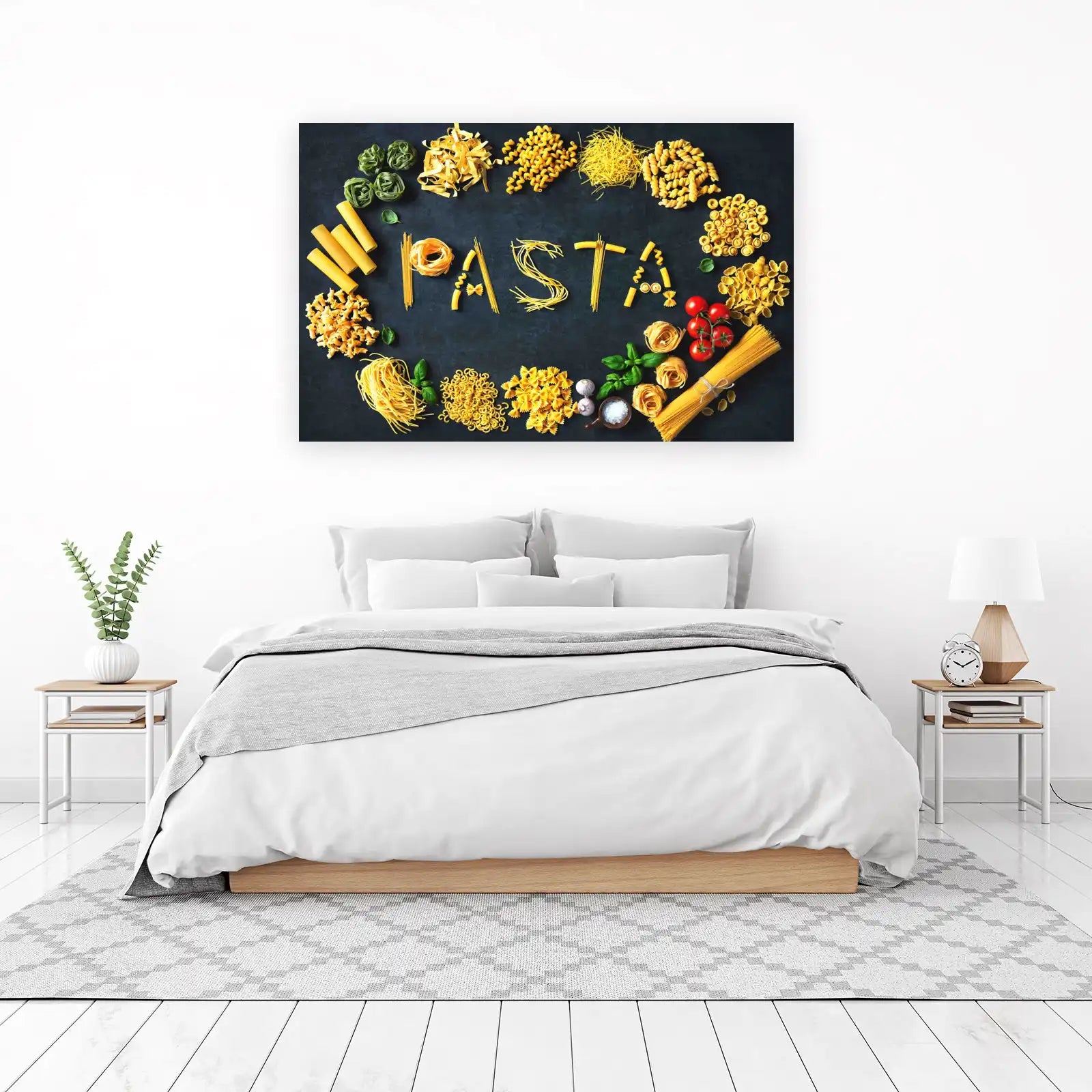 Artistic Pasta Variety Wall Art - Kitchen Decor