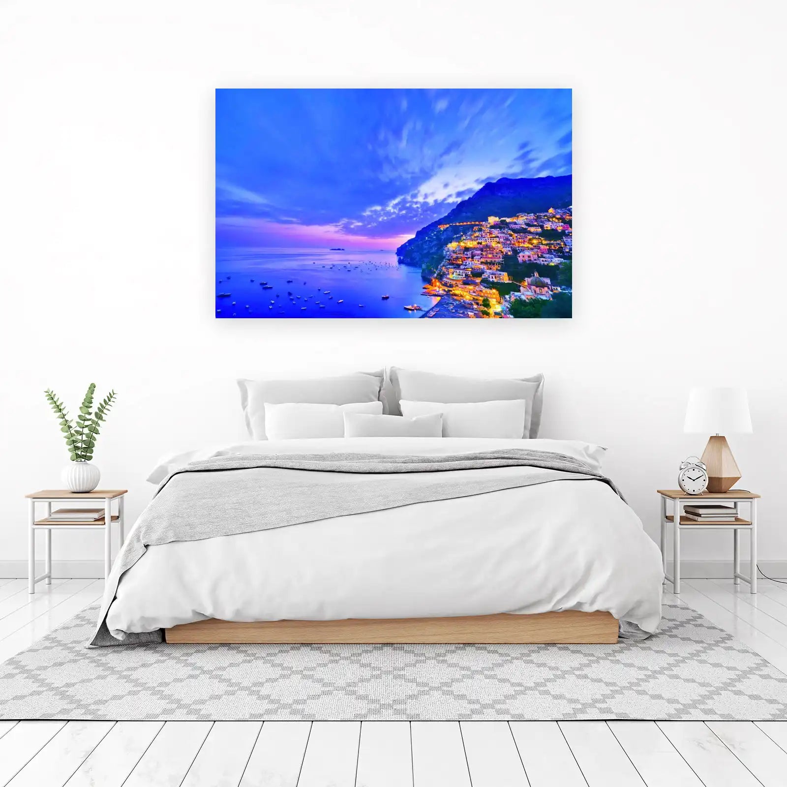 Positano Sunset Italian Coast Wall Art
