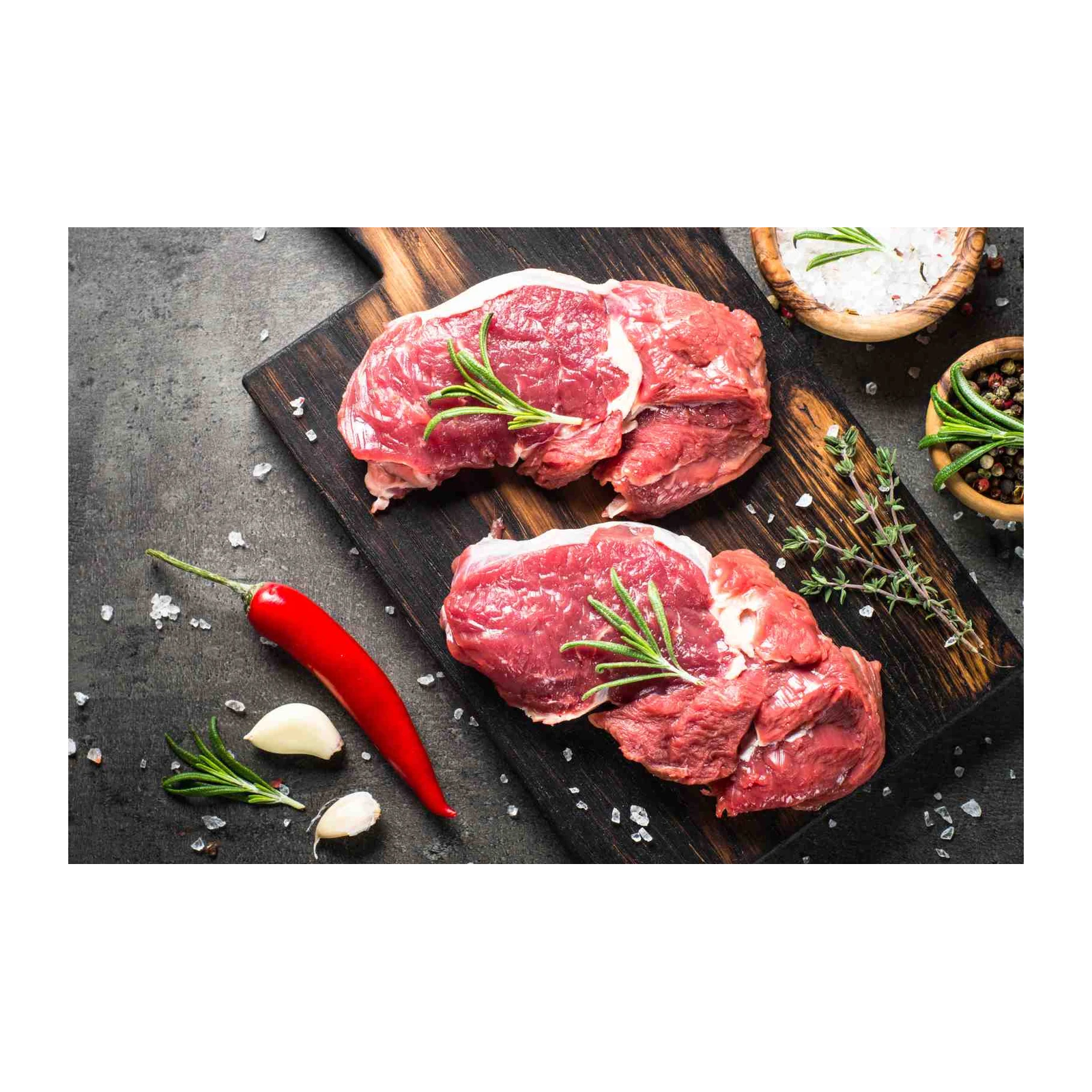 Raw Meat & Spice Gourmet Food Wall Art
