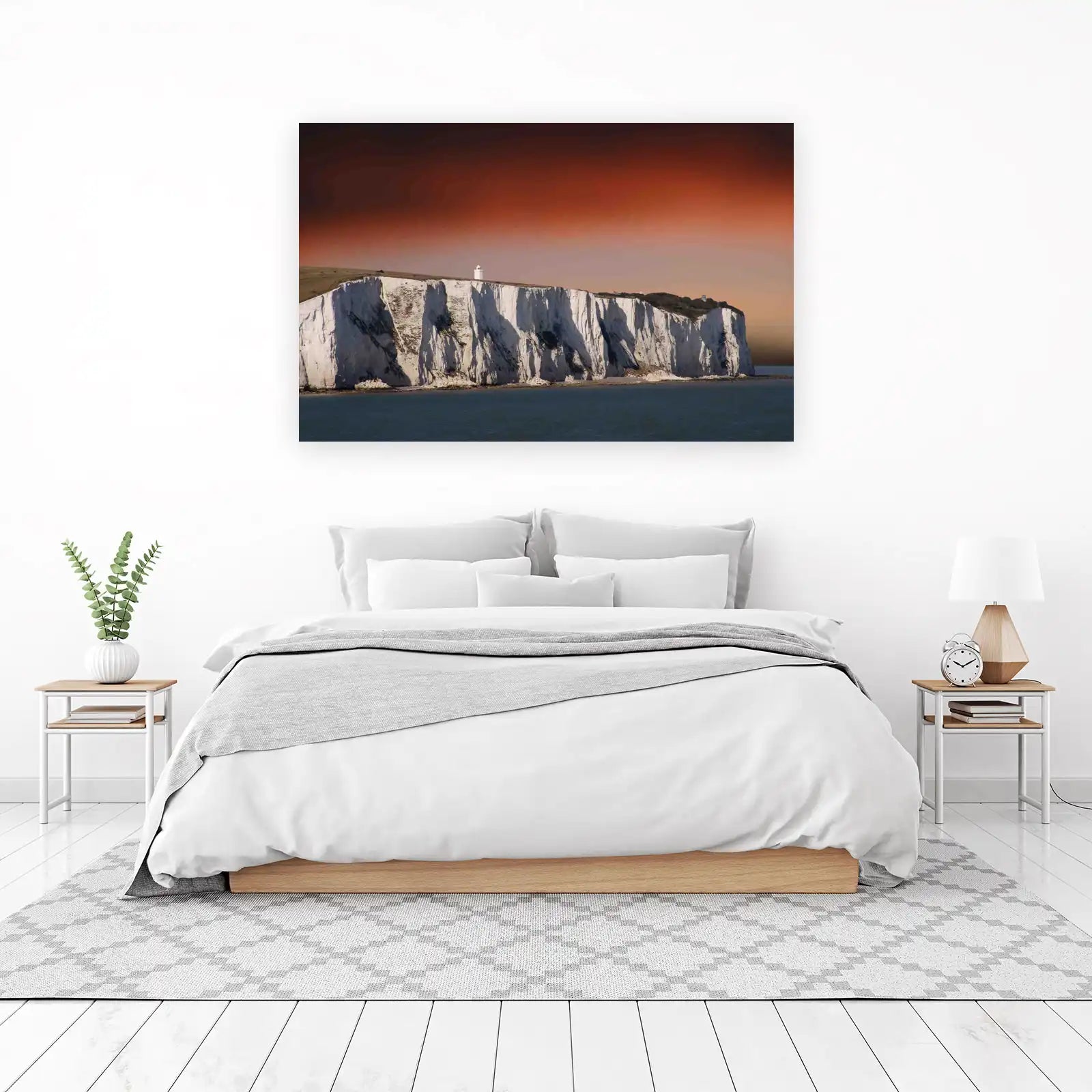Dramatic Cliffs & Lighthouse Wall Art