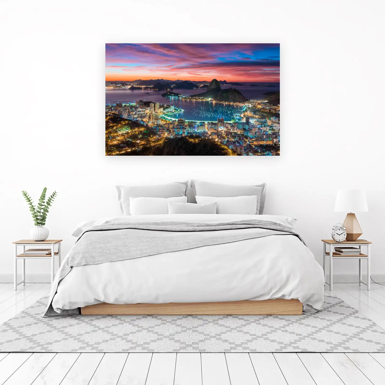 Rio de Janeiro Sunset Cityscape Wall Art