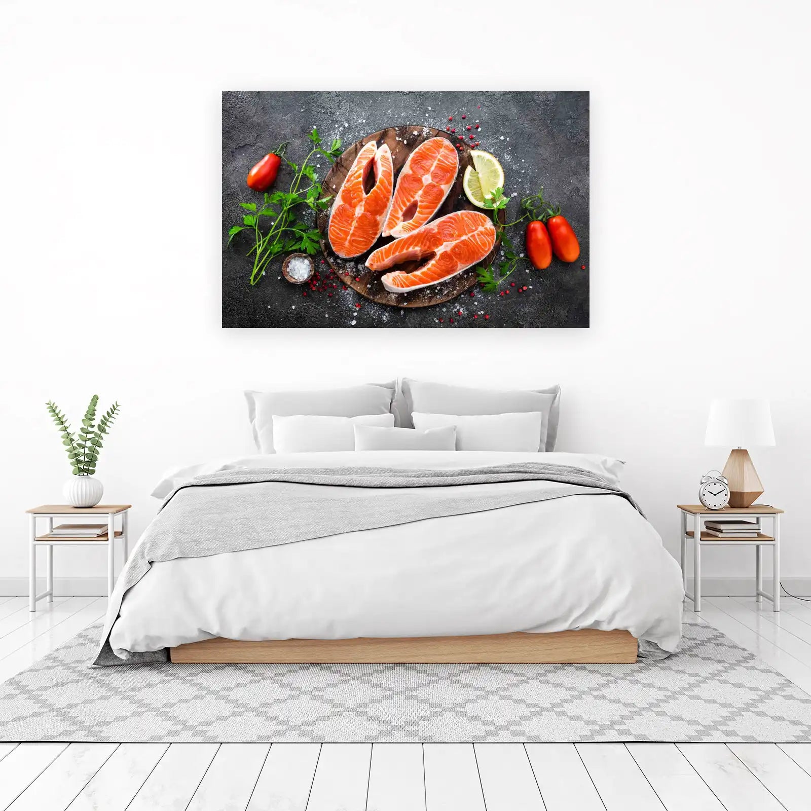 Fresh Salmon Steak Food Photography Wall Art