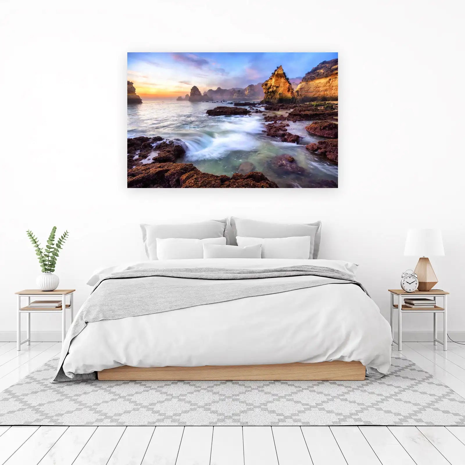 Ocean Serenity Coastal Cliffs Wall Art