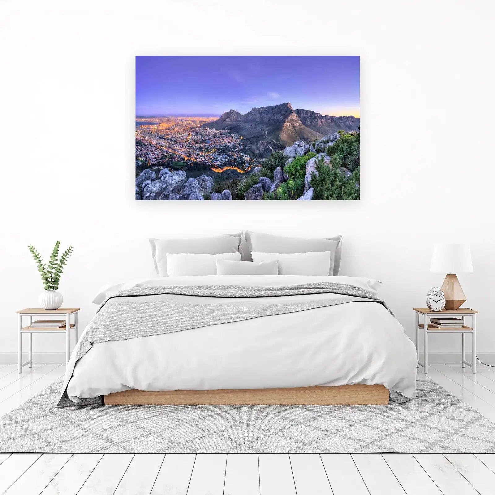 Cape Town Skyline Mountain View Wall Art