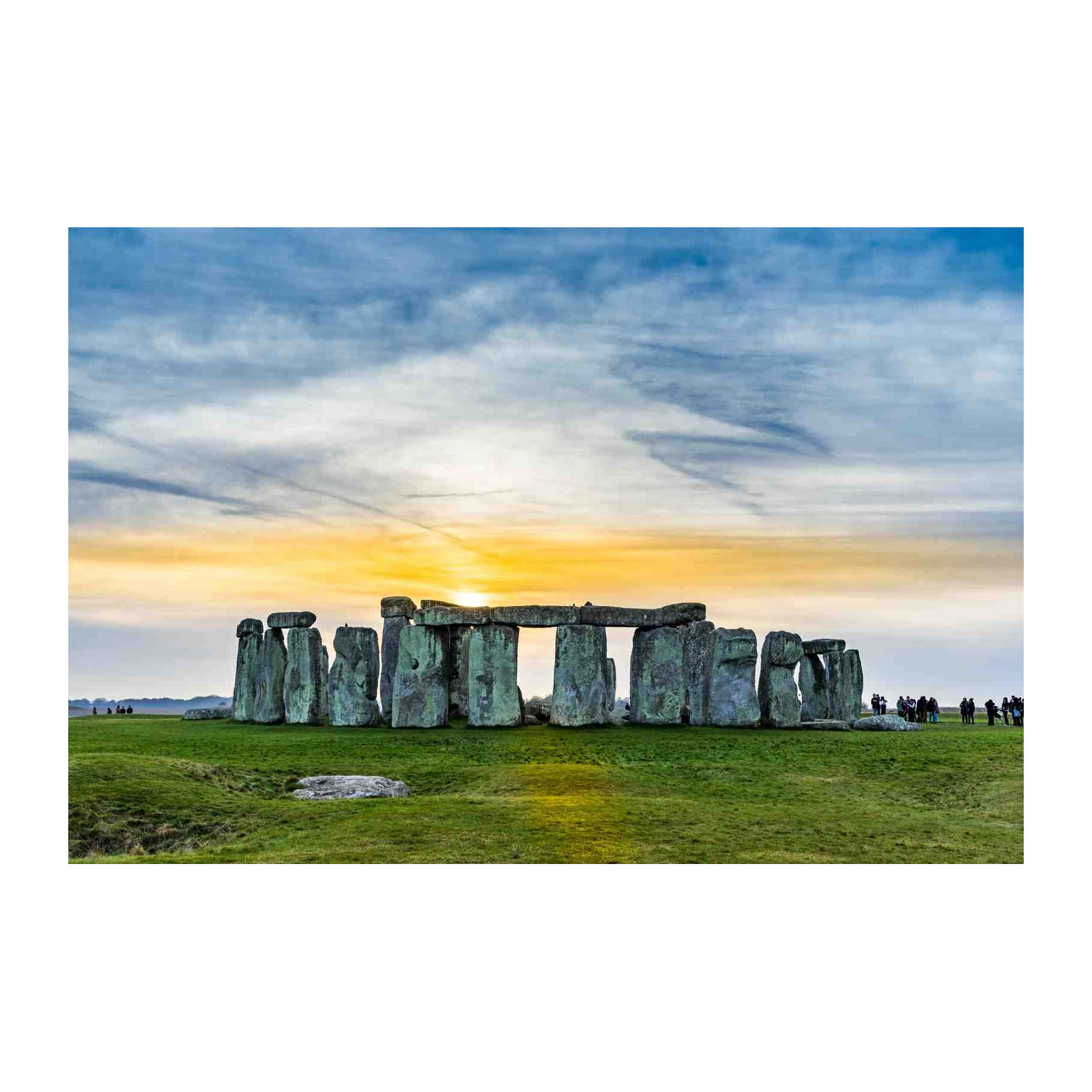 Majestic Stonehenge Sunset Wall Art