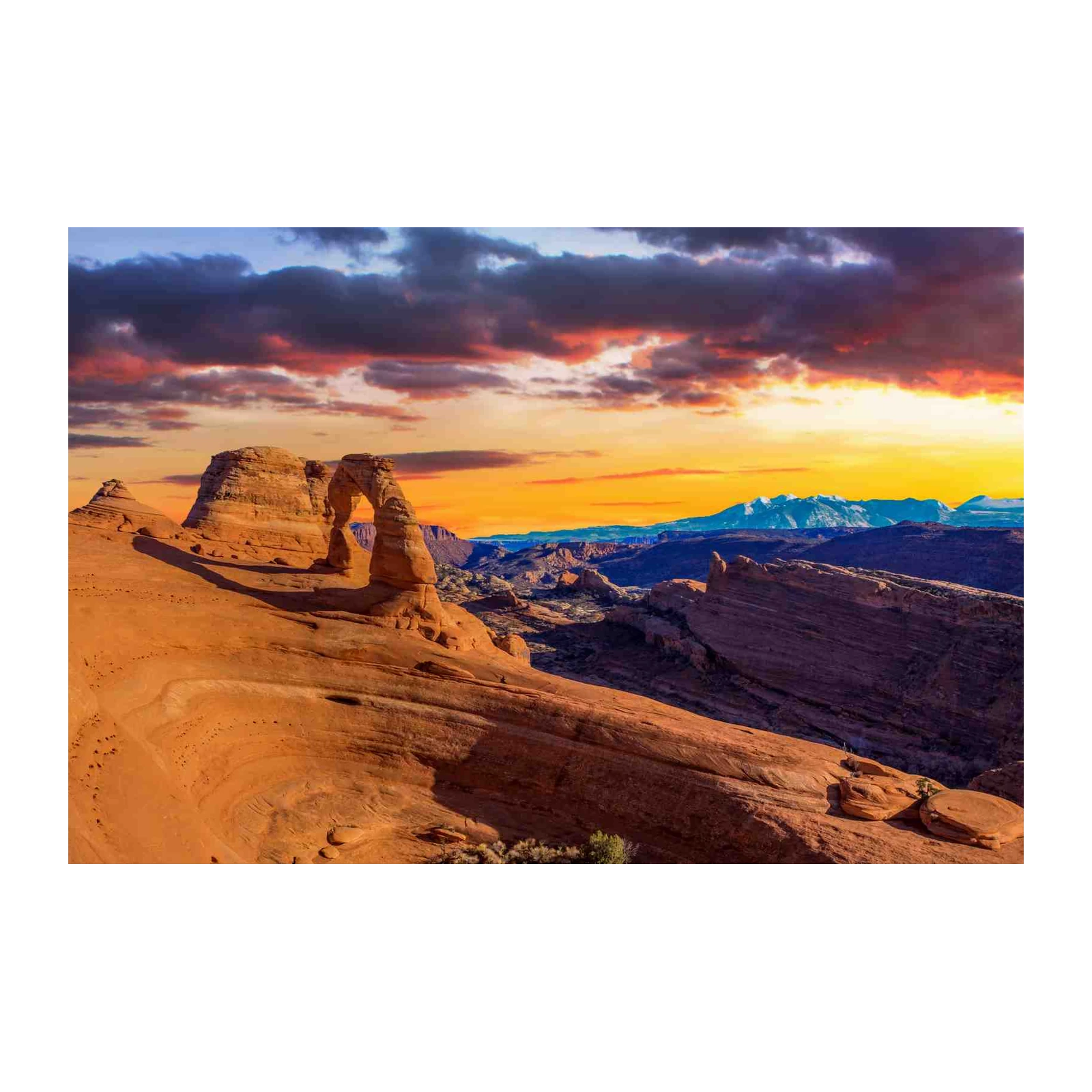 Desert Sunset Arch Wall Art