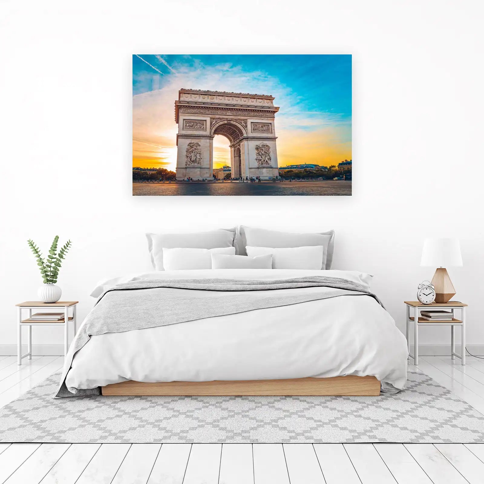 Arc de Triomphe Paris Sunset Wall Art