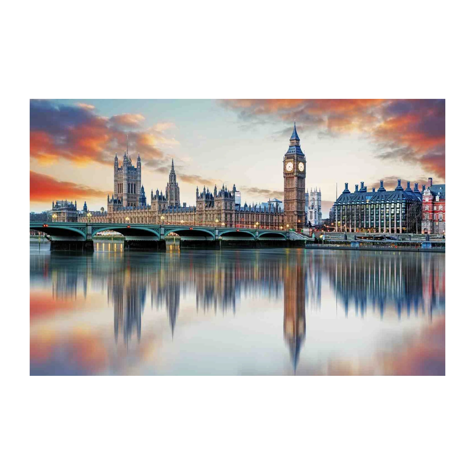 London Big Ben Sunset Wall Art