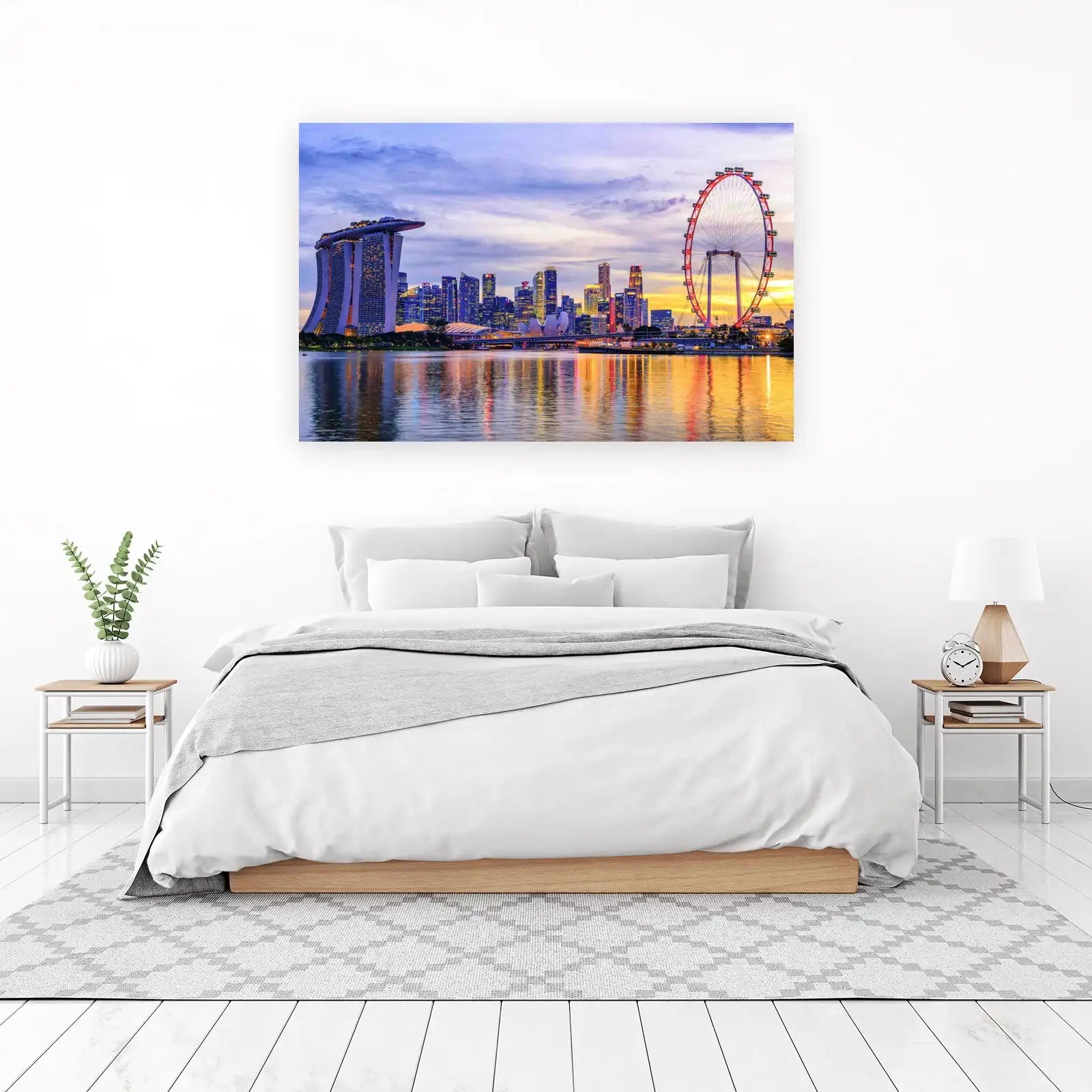 Singapore Skyline & Flyer Wall Art