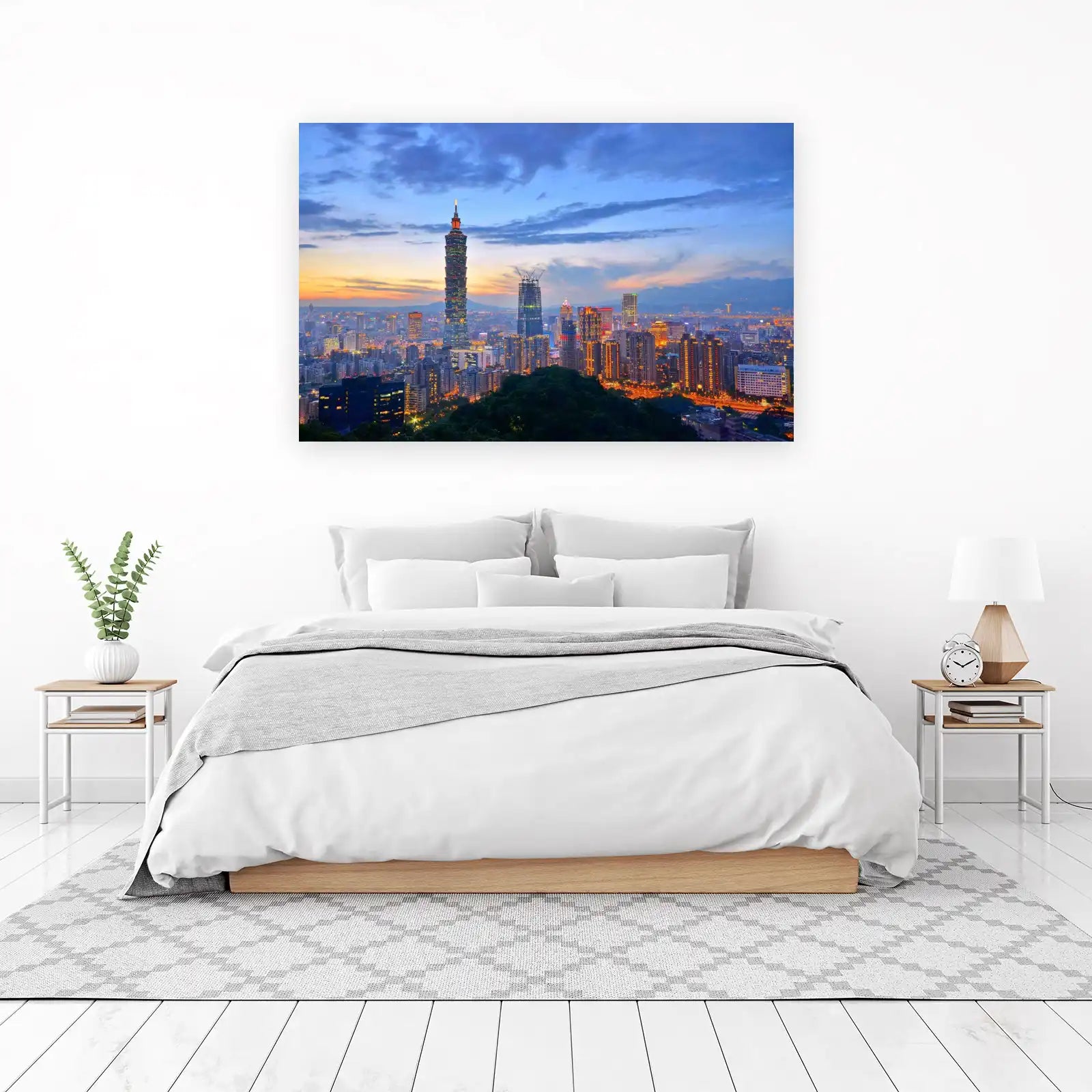 Taipei 101 Skyline Wall Art