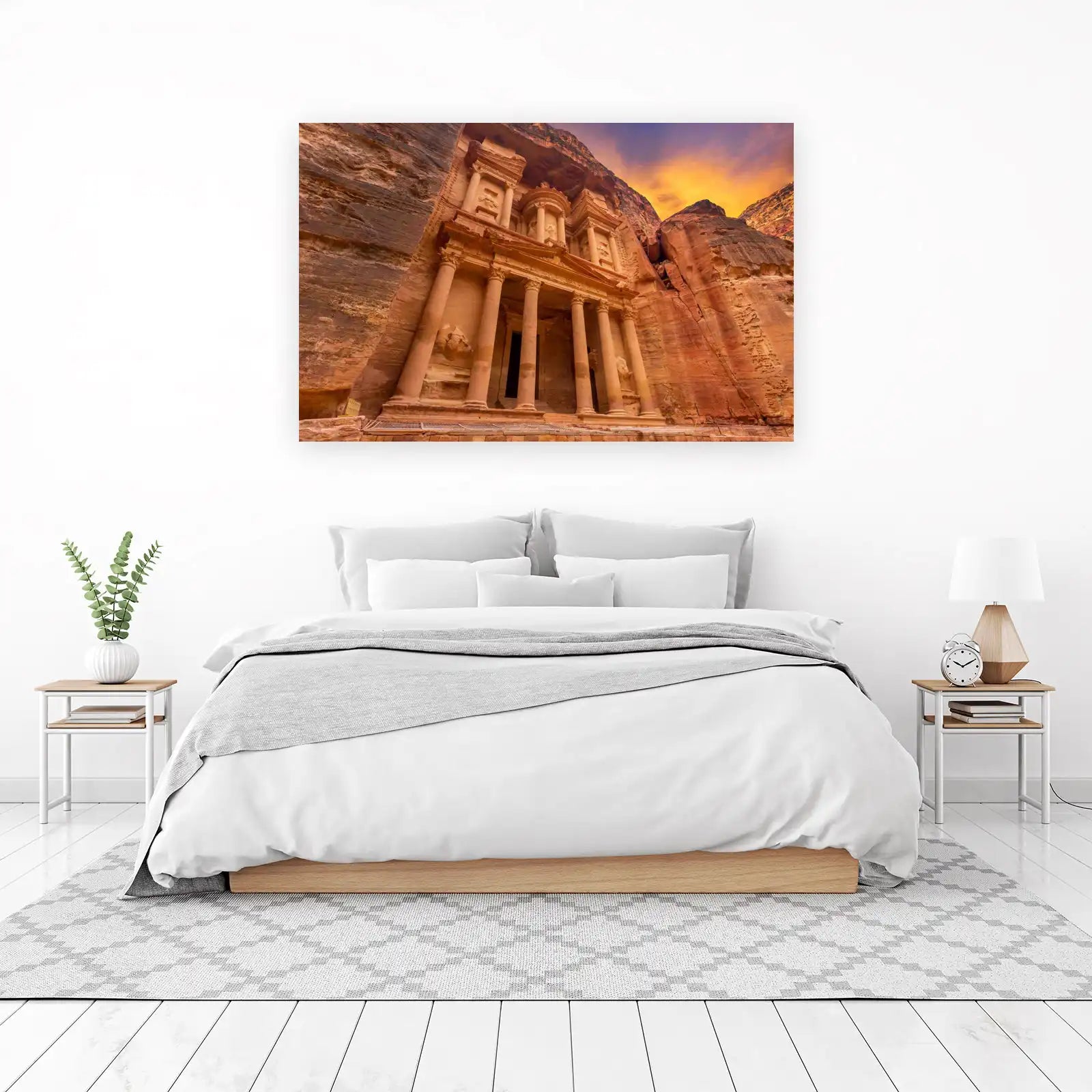 Petra Treasury Ancient Wonders Wall Art