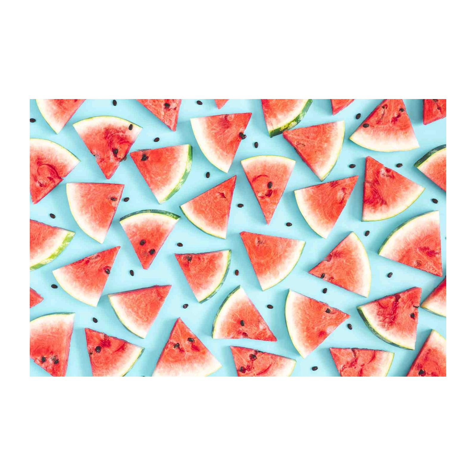 Juicy Watermelon Slices Summer Vibes Wall Art