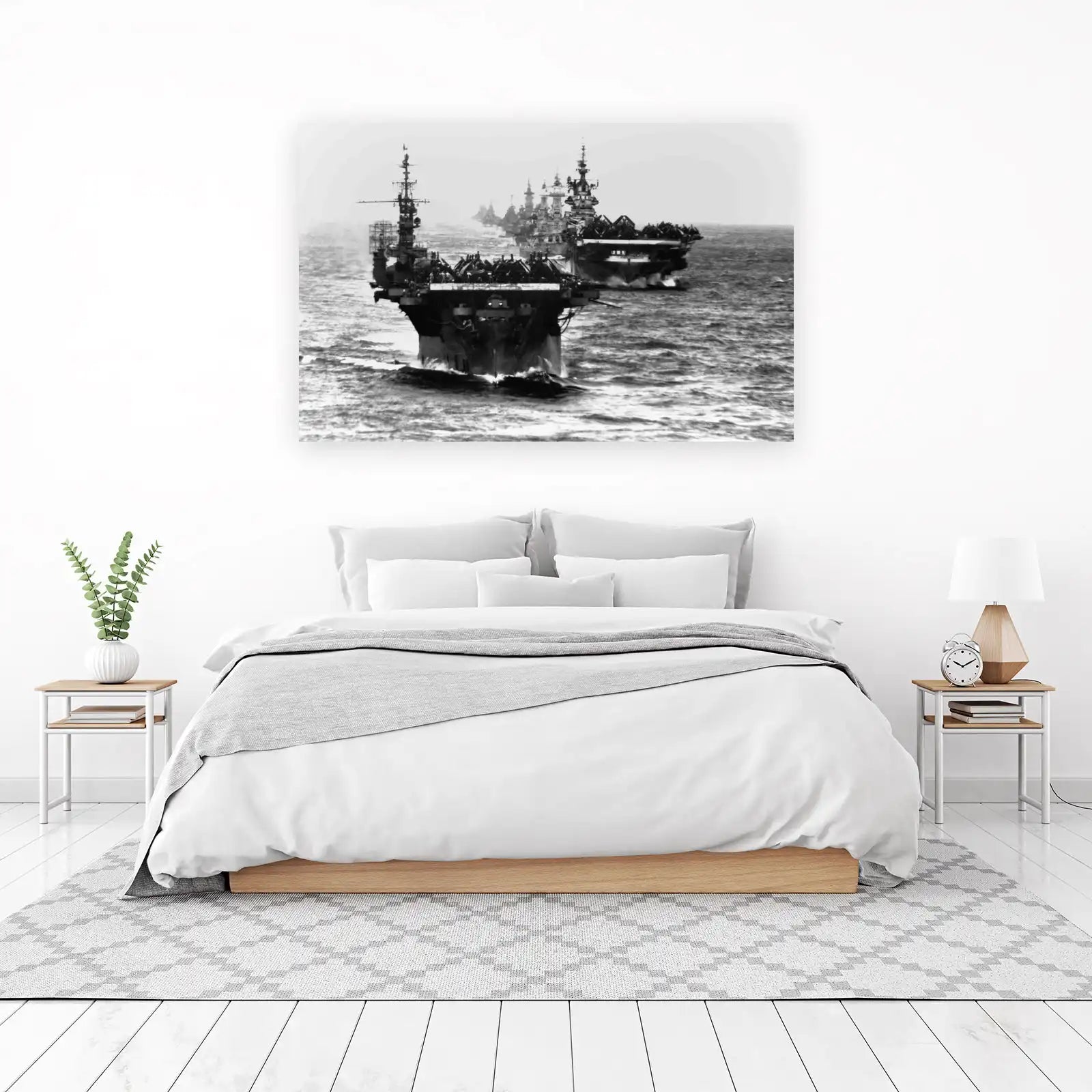 Historic Aircraft Carrier Fleet Wall Art