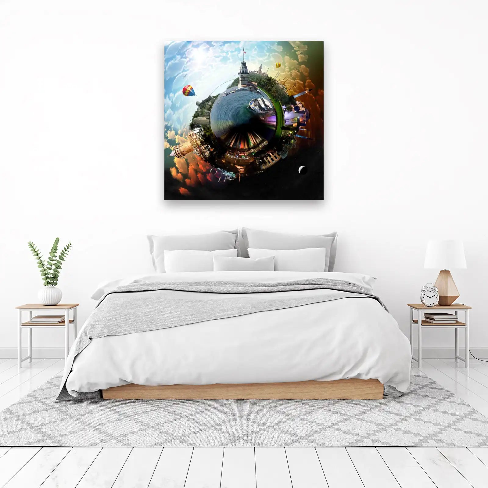 Istanbul "Little Planet" Wall Art