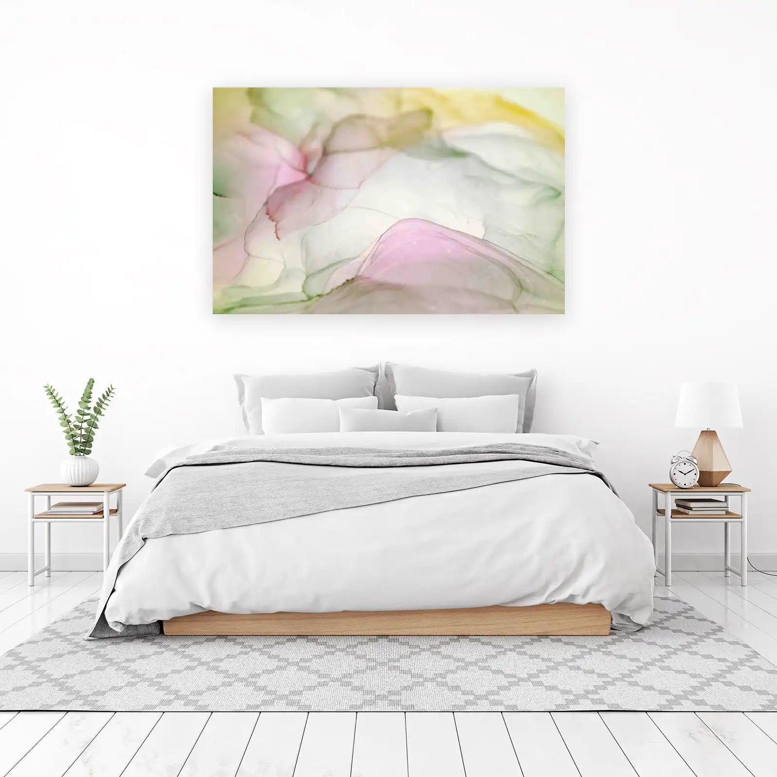 Serene Abstract Blush & Sage Wall Art