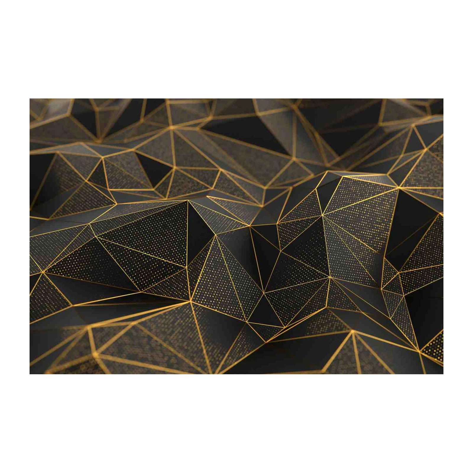 Geometric Gold Abstract Wall Art Wall Art
