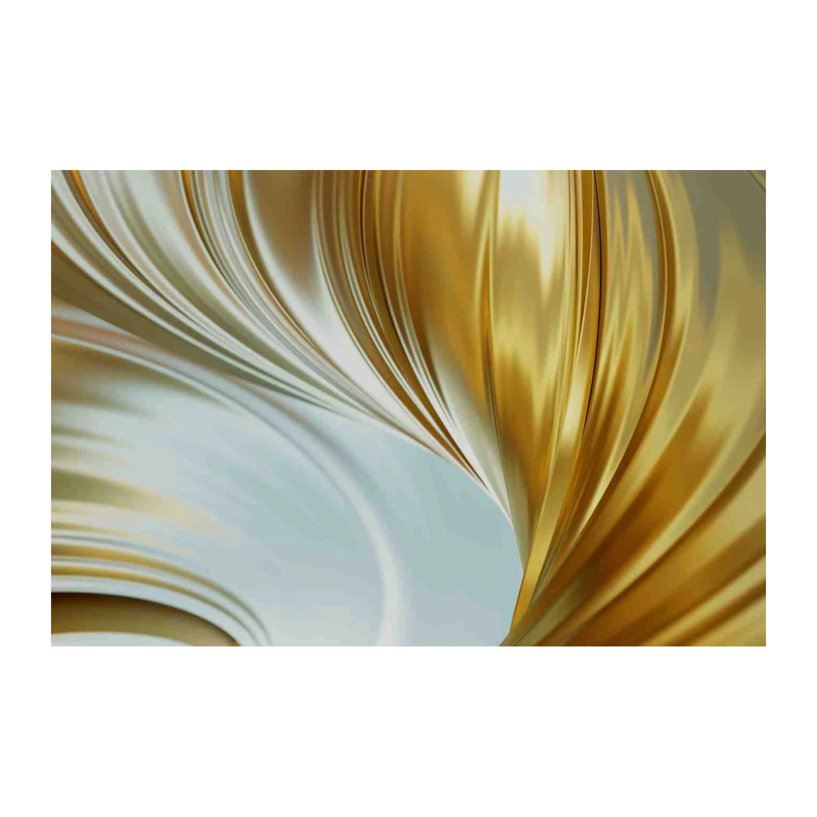 Luxury Gold Flow Abstract Art Wall Art
