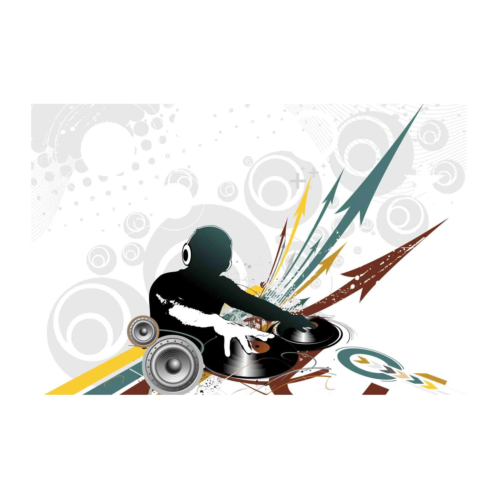 Dynamic DJ Beat Wall Art for Music Lovers