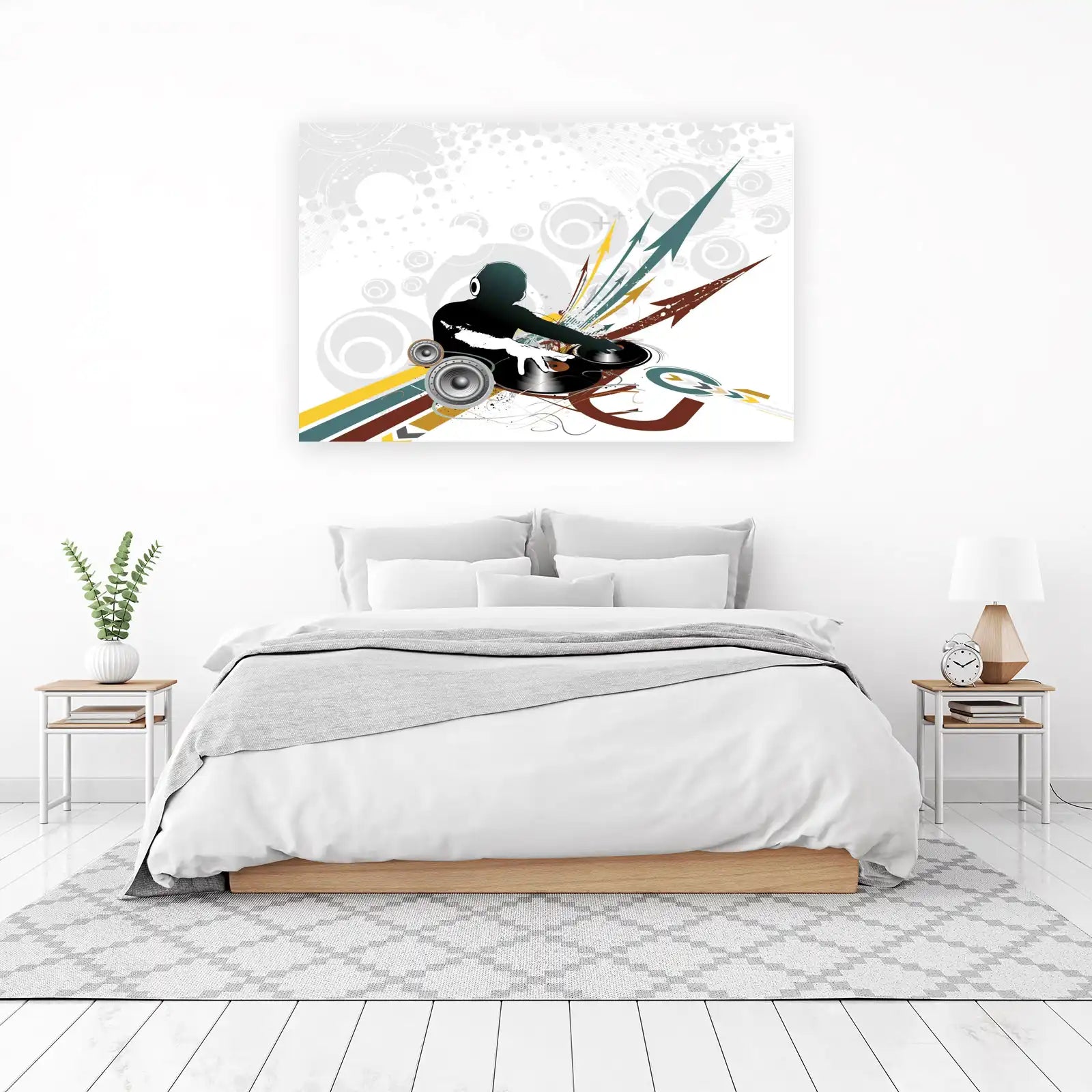 Dynamic DJ Beat Wall Art for Music Lovers