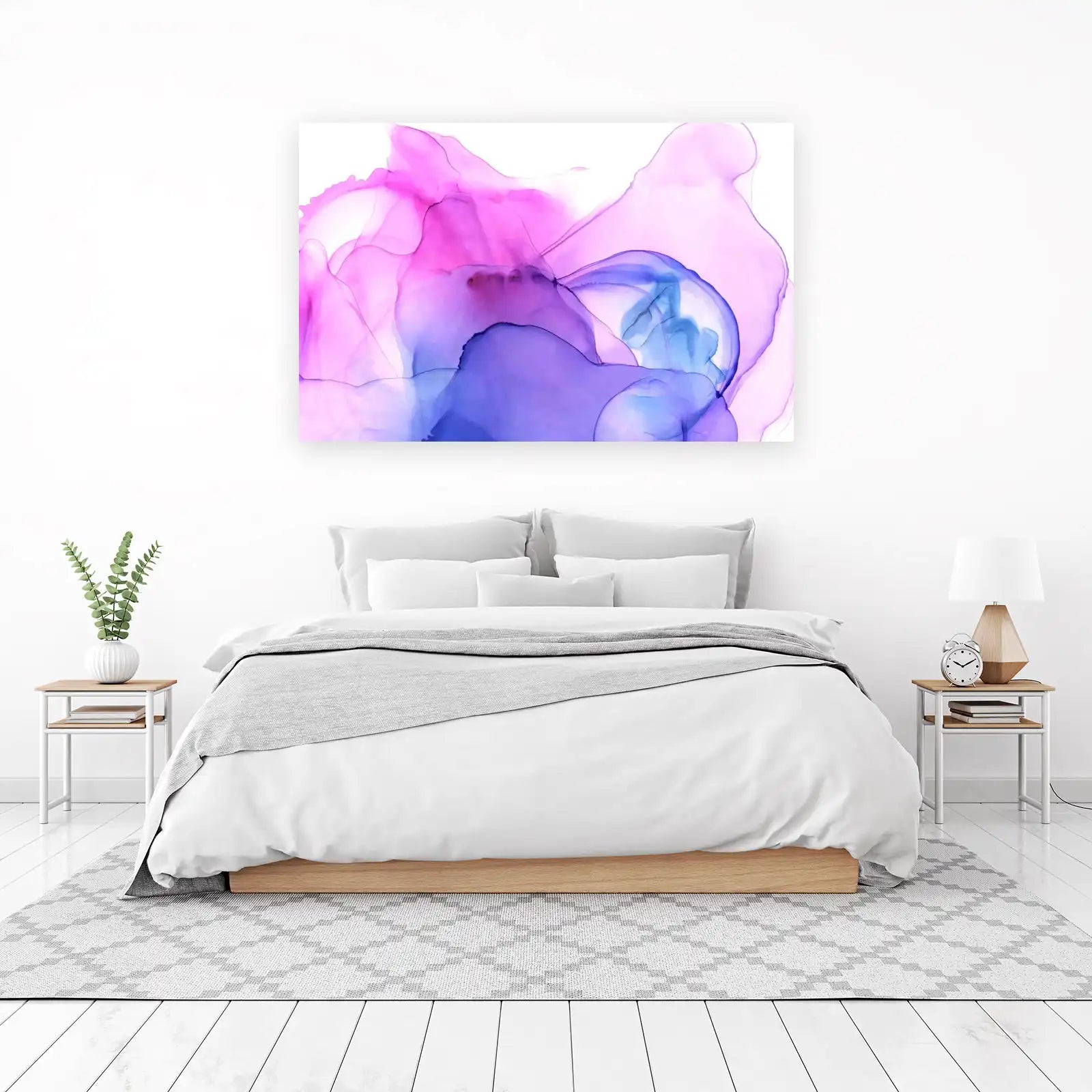 Vibrant Abstract Fluid Art Wall Art