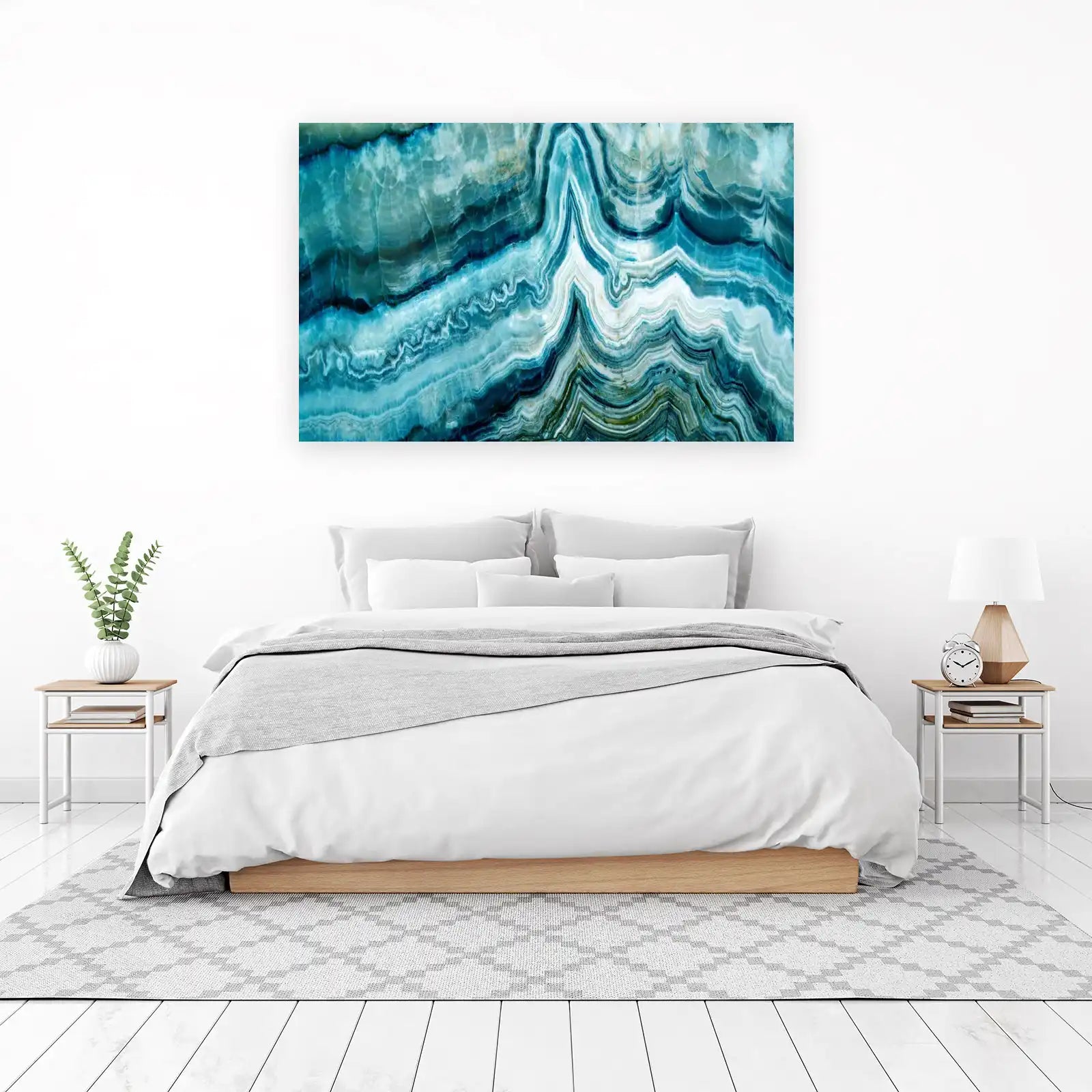Ocean Wave Agate Art Wall Art