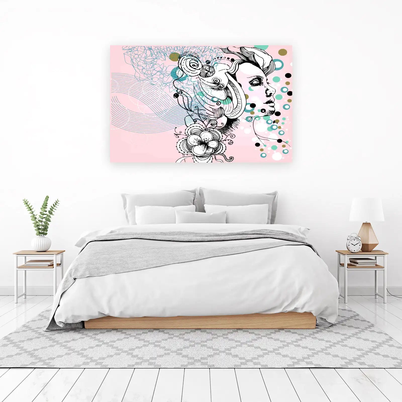 Bohemian Woman Portrait Wall Art