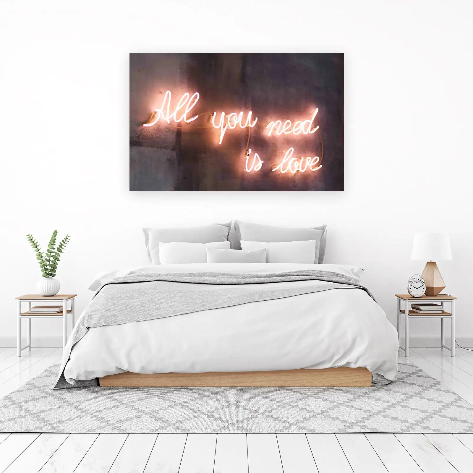 All You Need Is Love Neon Wall Art Wall Art