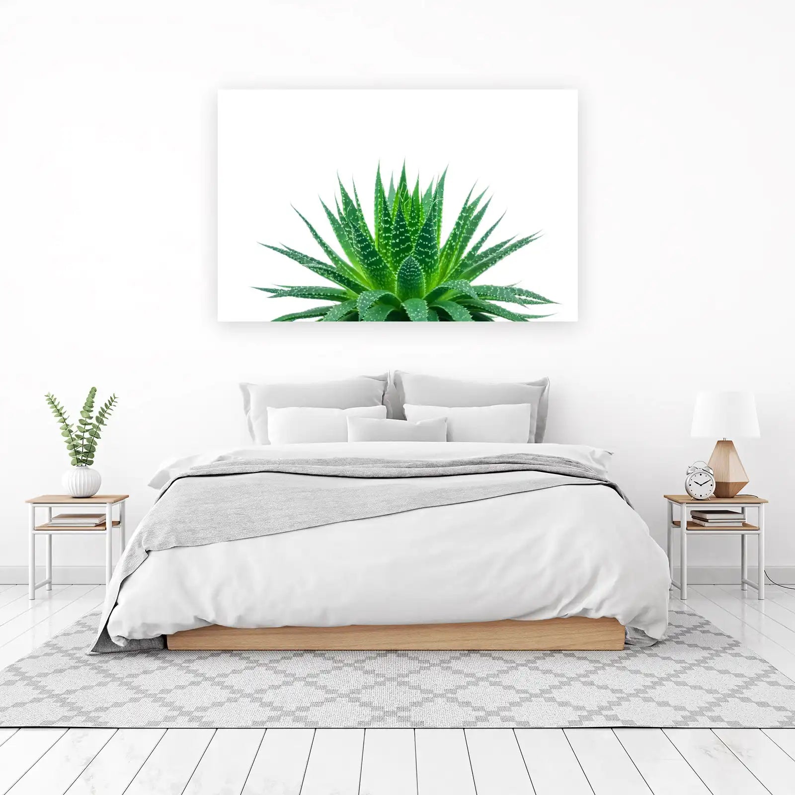 Vibrant Aloe Vera Plant Wall Art Wall Art