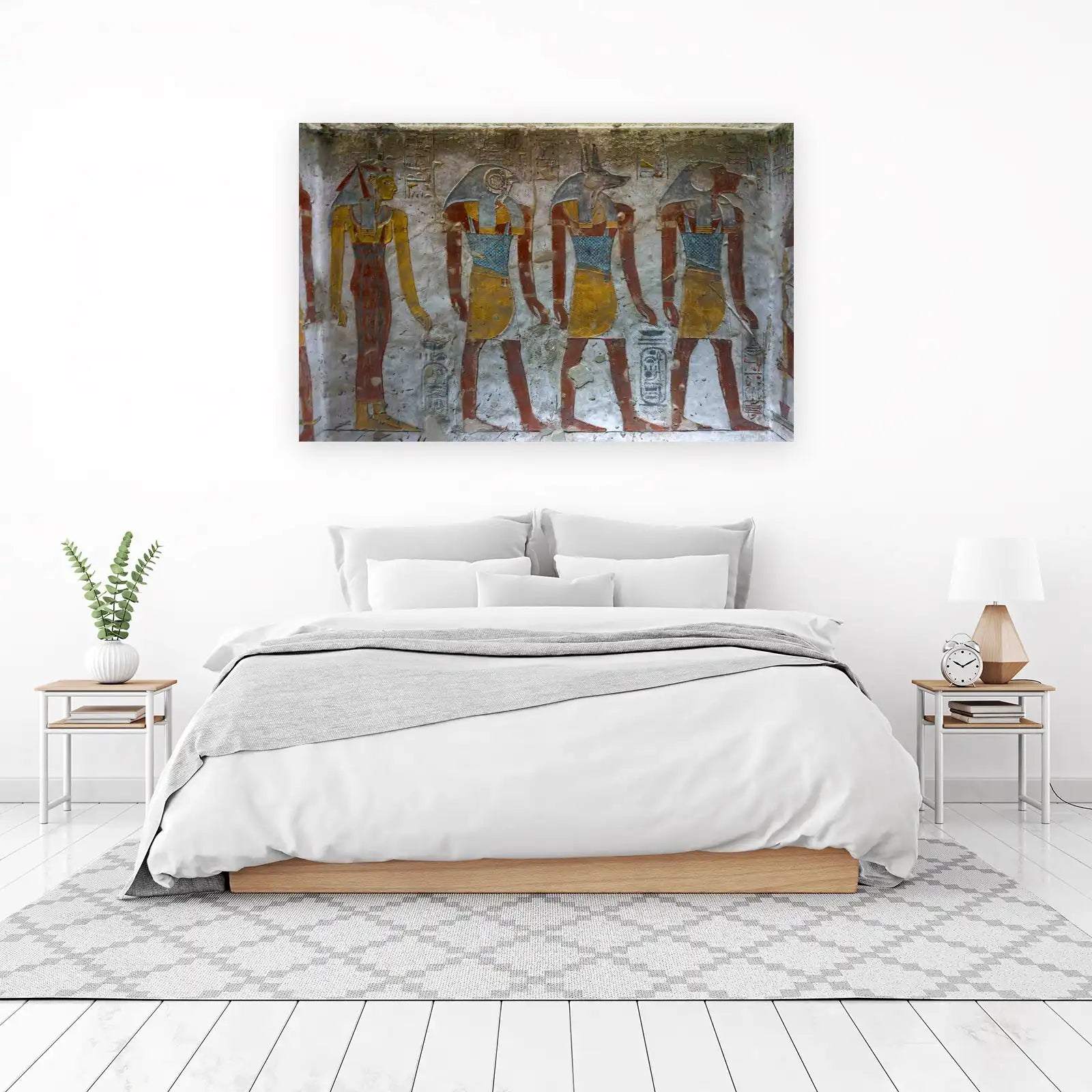Ancient Egyptian Gods Hieroglyphics Wall Art